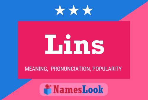 Lins Name Poster