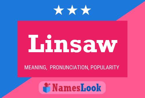 Linsaw Name Poster