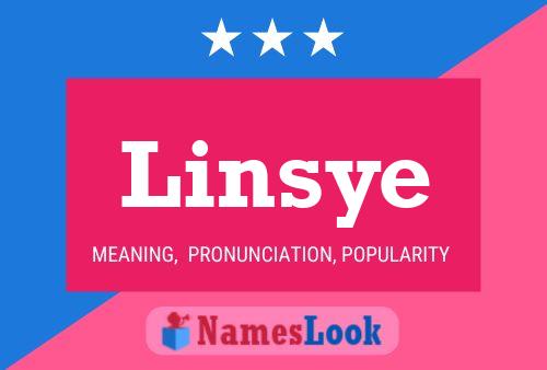 Linsye Name Poster