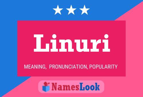 Linuri Name Poster