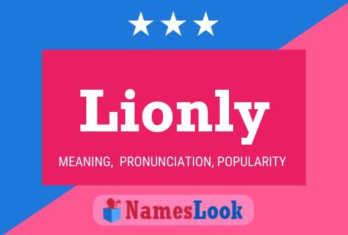 Lionly Name Poster