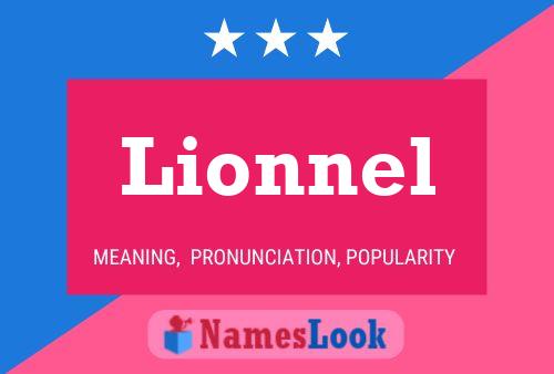 Lionnel Name Poster