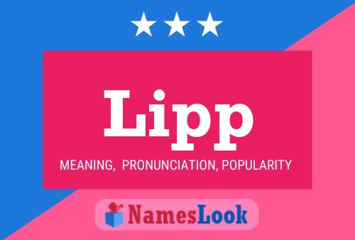 Lipp Name Poster