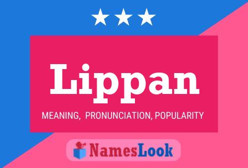 Lippan Name Poster