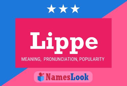 Lippe Name Poster