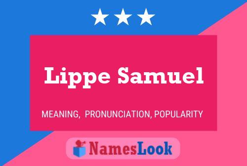 Lippe Samuel Name Poster