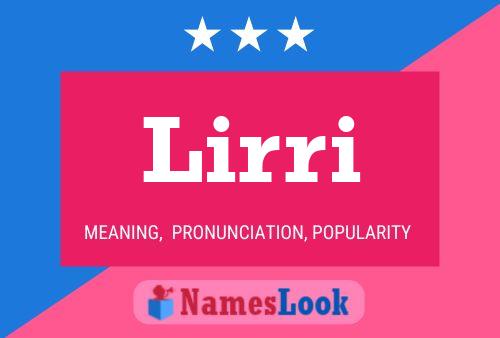 Lirri Name Poster