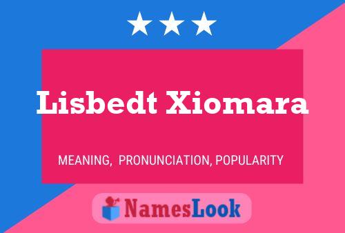 Lisbedt Xiomara Name Poster