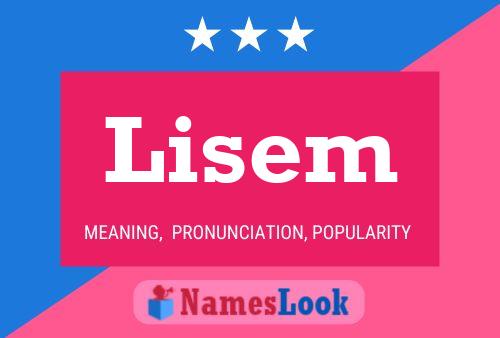 Lisem Name Poster