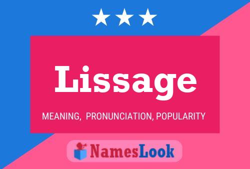 Lissage Name Poster