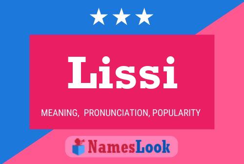 Lissi Name Poster