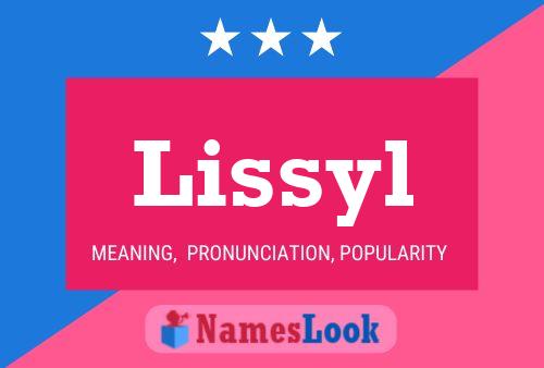 Lissyl Name Poster