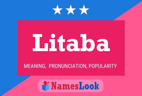 Litaba Name Poster