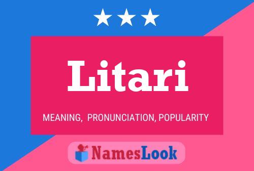 Litari Name Poster