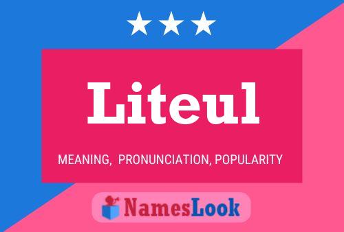 Liteul Name Poster