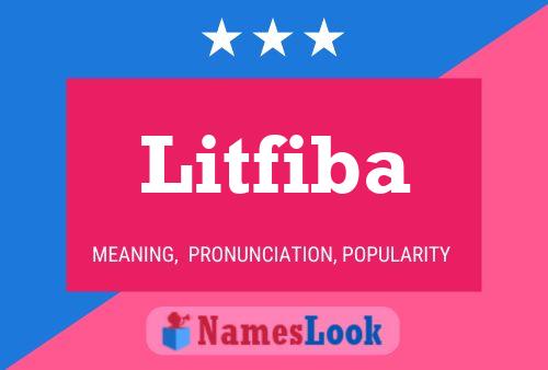 Litfiba Name Poster