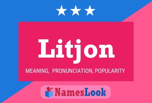 Litjon Name Poster