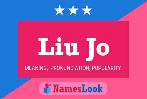 Liu Jo Name Poster