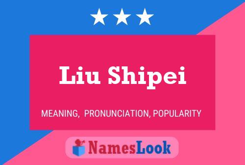 Liu Shipei Name Poster