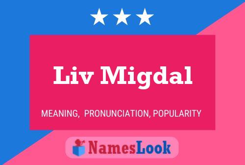 Liv Migdal Name Poster