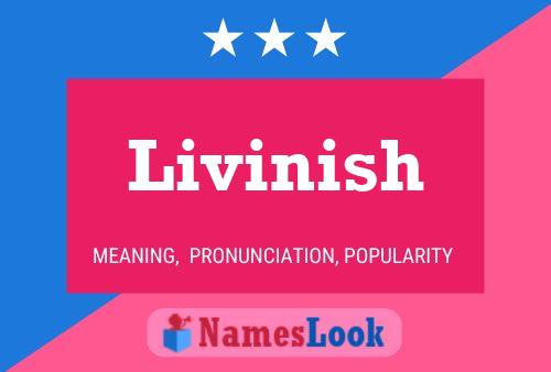 Livinish Name Poster