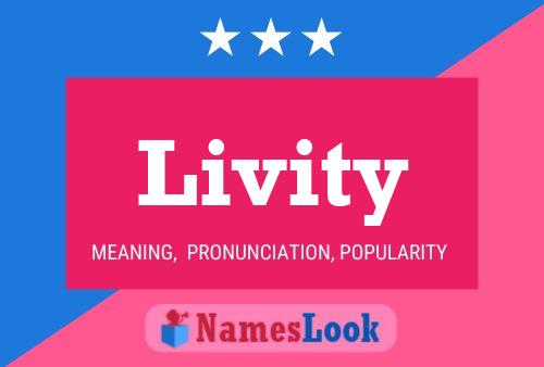 Livity Name Poster