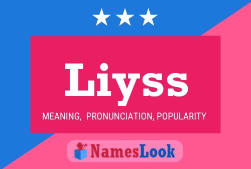 Liyss Name Poster