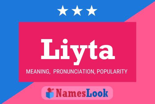 Liyta Name Poster