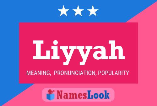 Liyyah Name Poster