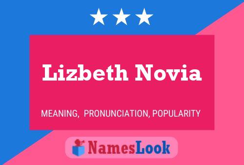 Lizbeth Novia Name Poster