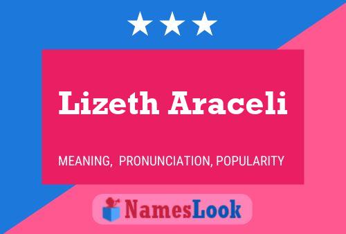 Lizeth Araceli Name Poster