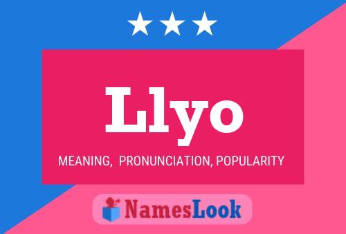 Llyo Name Poster