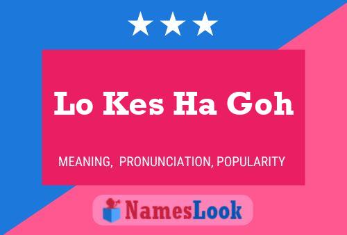 Lo Kes Ha Goh Name Poster