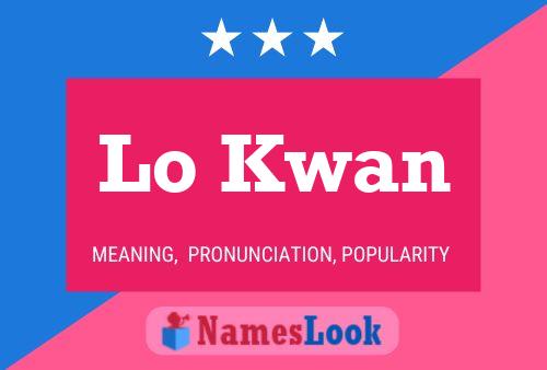 Lo Kwan Name Poster