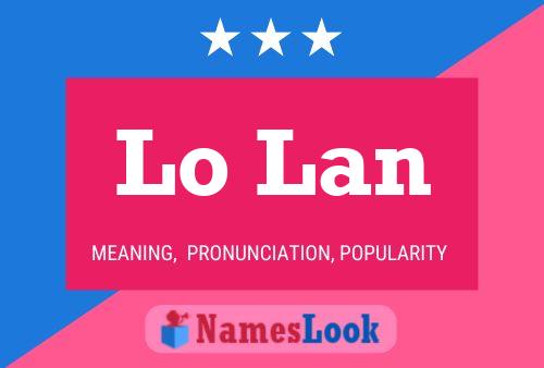 Lo Lan Name Poster