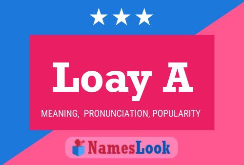 Loay A Name Poster