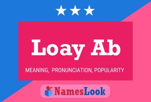 Loay Ab Name Poster