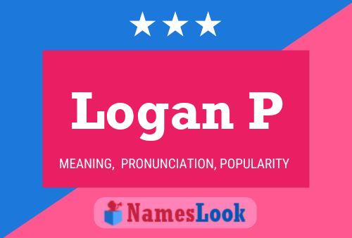 Logan P Name Poster