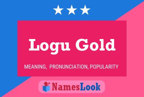 Logu Gold Name Poster