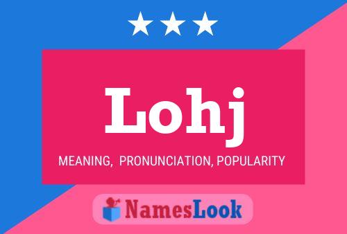 Lohj Name Poster