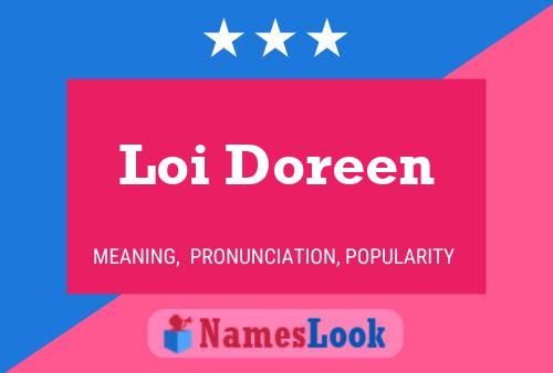 Loi Doreen Name Poster