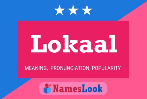 Lokaal Name Poster