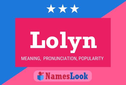 Lolyn Name Poster