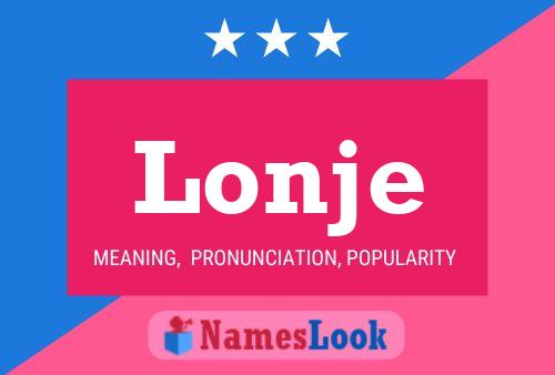 Lonje Name Poster