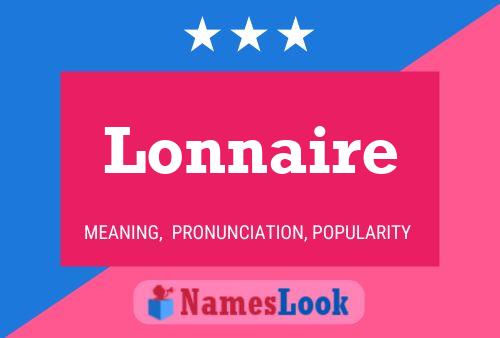 Lonnaire Name Poster