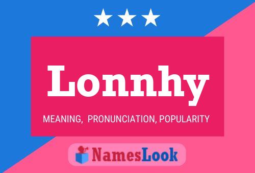 Lonnhy Name Poster