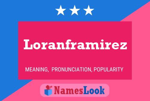 Loranframirez Name Poster