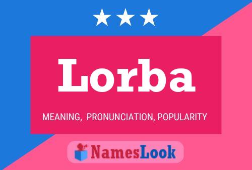 Lorba Name Poster