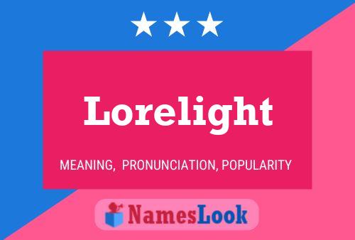 Lorelight Name Poster