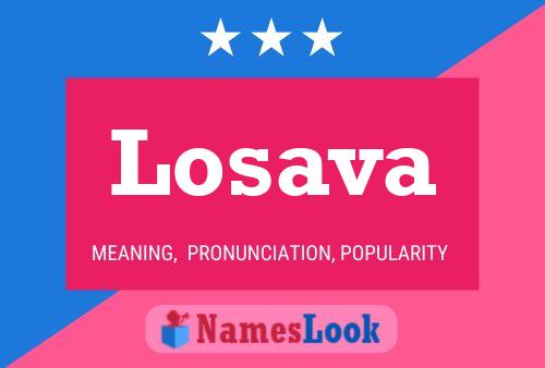 Losava Name Poster